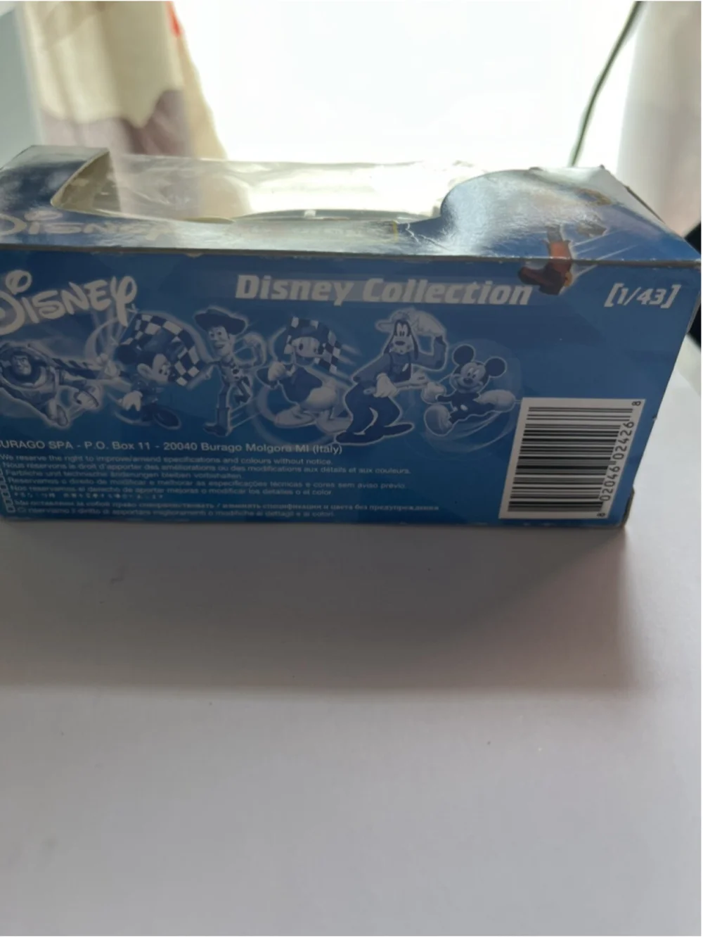Disney bburago Toy Story's Woody Car 1/43 Diecast In Box Italy TOO CUTE ,SEE